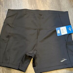 Brooks Black Method 5" Short Tights Spandex